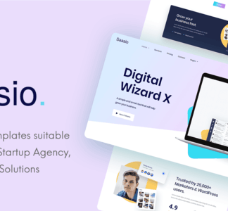 Saasio - Saas & Startup Elementor Template Kit