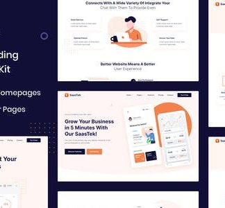 SaasTek - SaaS & Technology Elementor Template Kit