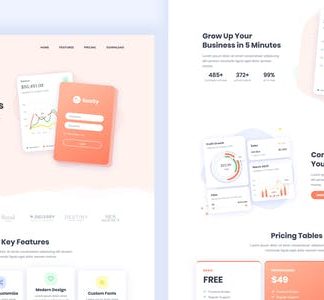 SaaSy - SaaS & App Landing Page Template Kit