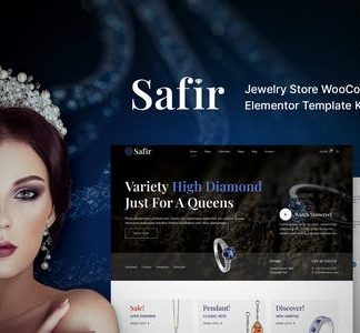 Safir – Jewelry Store WooCommerce Elementor Template Kit