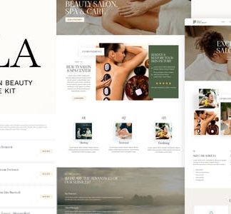 Saila - Spa & Massage Salon Beauty Elementor Template Kit
