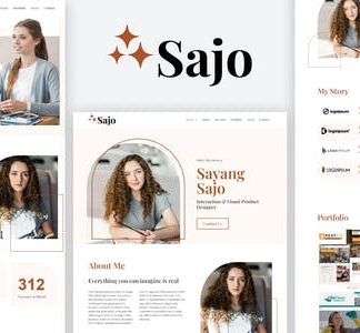 Sajo - Personal Portfolio Elementor Template Kit