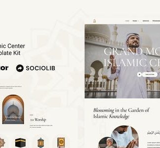 Salam - Mosque & Islamic Center Elementor Template Kit