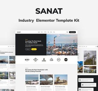 Sanat - Industry Elementor Template Kit