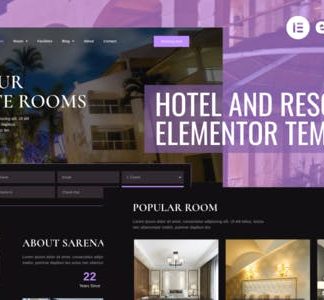 Sarena - Hotel & Resort Elementor Template Kit
