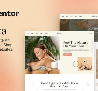 Savarta – Spa & Bodycare Shop Elementor Template Kit