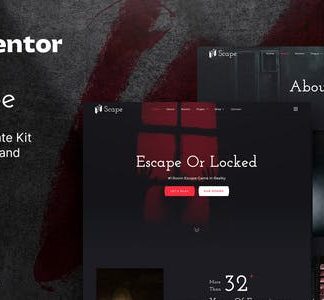 Scape – Real-Life Escape Room Game Elementor Template Kit