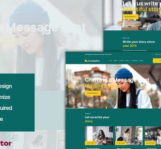 Scribble - Content Writing Service Elementor Template Kit