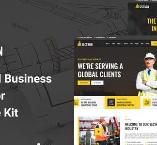 Sectron - Industrial Business Elementor Template Kit