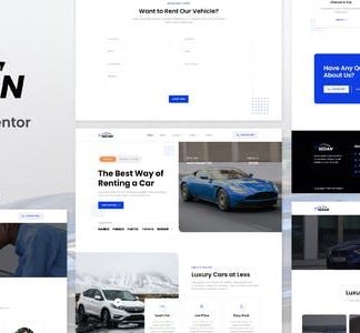 Sedan - Car Rental Elementor Template Kit
