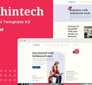 Seihintech  - Digital Product Elementor Template Kit