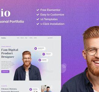 Selfolio - Creative CV Elementor Template Kit