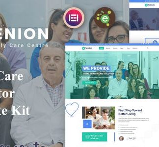 Senion - Senior Care Elementor Template Kit