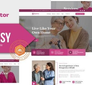 Seniorsy - Senior Care Services Elementor Template Kit