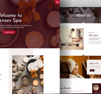 Senses - Beauty Spa Salon Elementor Template Kit