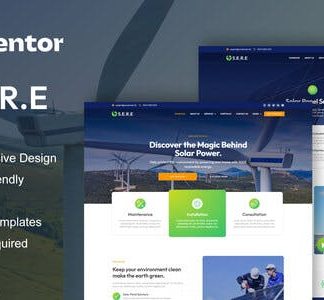 Sere - Solar & Renewable Energy Elementor Pro Template Kit