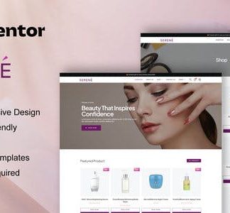 Serene - Beauty Shop & Skincare Elementor Pro Template Kit