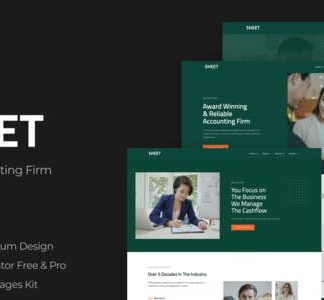 Sheet - Modern Accounting Firm Template Kit