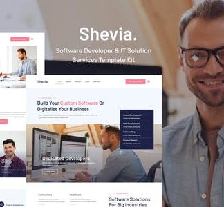 Shevia - Software Developer & IT Solutions Service Template Kit