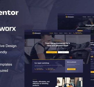 ShineWorx - Car Detailing Service & Car Repair Elementor Pro Template Kit
