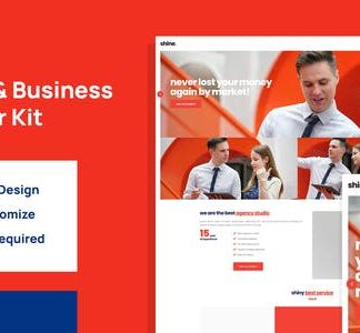 Shiny - Creative Business Agency Elementor Pro Template Kit