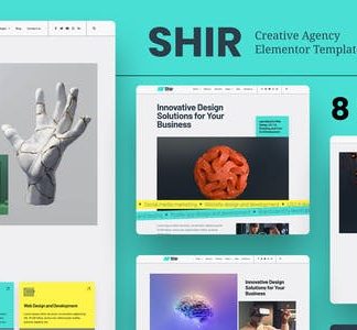 Shir - Creative Agency & Portfolio Elementor Template Kit