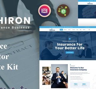 Shiron - Insurance Elementor Pro Template Kit