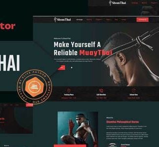 Shomthai - Matrial Art Elementor Template Kit