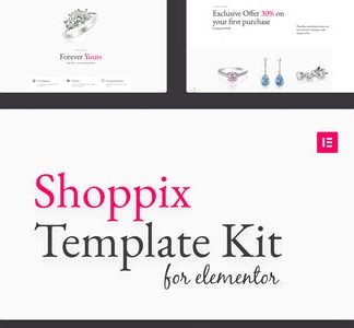 Shoppix - Jewellery Shop Elementor Template Kit