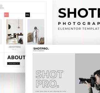 Shotpro - Photography & Portfolio Elementor Template Kit