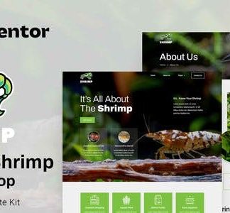 Shrimp - Aquarium & Hobby Shop Elementor Template Kit