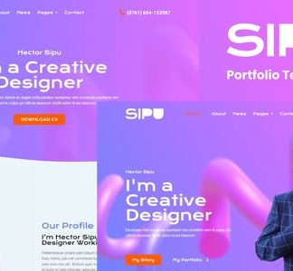 Sipu - Creative Portfolio Elementor Template Kit