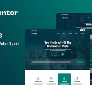 Skindive - Scuba Diving & Water Sport Elementor Template Kit