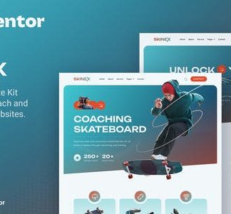 Skinex – Skateboard Coach & Lessons Elementor Template Kit