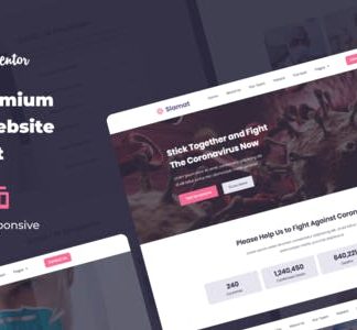 Slamat - Pandemic Awareness Elementor Template Kit