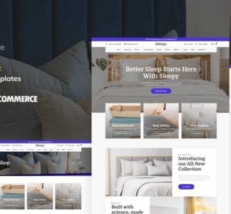 Sleepy - Mattress & Bedding Online Store Elementor Pro Template Kit
