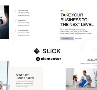 Slick - Multipurpose Business & Marketing Agency Elementor Template Kit