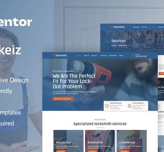 Smartkeiz - Locksmith Service Elementor Template Kit