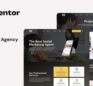 Soccia - Social Media Agency Elementor Template Kit