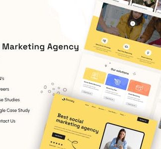 Socialy - Social Media Marketing Agency Elementor Pro Template Kit