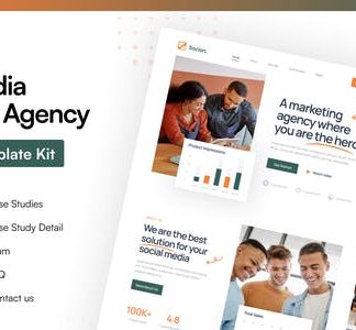 Socion - Social Media Marketing Agency Elementor Pro Template Kit