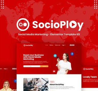 Socioplay - Social Media Marketing Elementor Template Kit