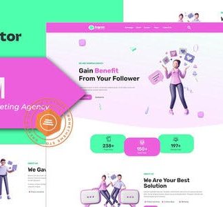 Sogram - Social Media Marketing Agency Elementor Template Kit
