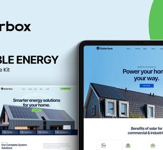 Solarbox - Solar & Renewable Energy Elementor Template Kit
