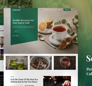 Sometea – Tea House Cafe & Restaurant Elementor Template Kit