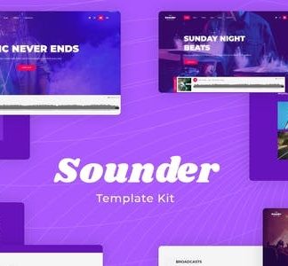 Sounder | Internet Radio & Streaming Elementor Template Kit