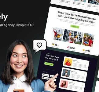 Soziely | Social Media & Digital Marketing Agency Elementor Template Kit