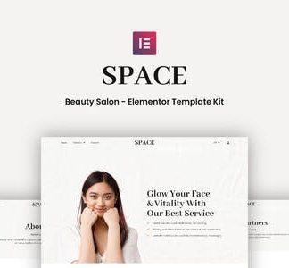 Space - Beauty Salon Elementor Pro Template Kit