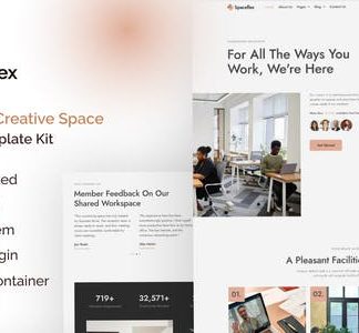 SpaceFlex - Coworking & Creative Space Elementor Pro Template Kit