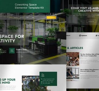 Spacehub – Coworking & Creative Space Elementor Template Kit